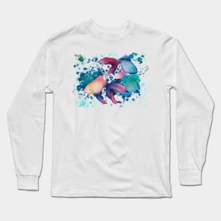 Colourful Tropical Fish. Artwork By Annalisa Amato Long Sleeve T-Shirt